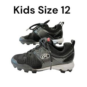 ❣️SALE❣️Rawlings Baseball Softball Cleats Athletic Sports Shoes Kids Size 12